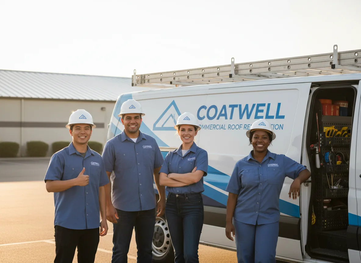 Commercial roof coating company in Browning, IL